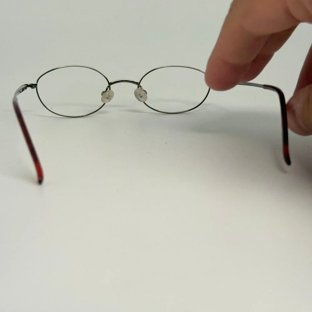 Eye Q Toby Brown Oval Metal Eyeglass Frames 42-18-130 Small Fit Glasses